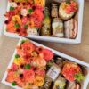 Caja Carton Blanca Floral