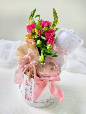 Caja Cilindro Floral